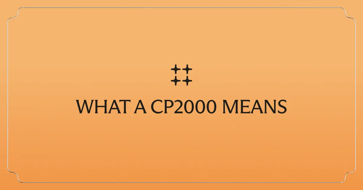 What a CP2000 notice for crypto means and how to respond